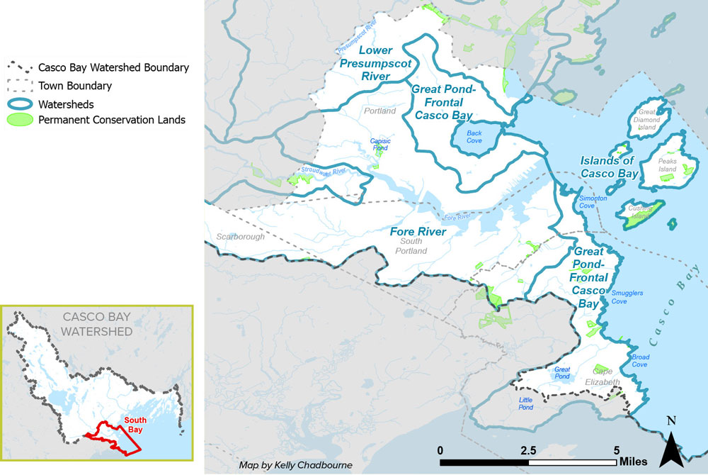 There are a small number of permanent conservation lands in the region.